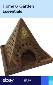 Wooden Religious Star Anise <b>Incense</b> Burner Antique Arabic Design for Home Decor and Indian <b>Incense</b> - Product Image 4