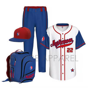 OEM al por mayor de impresión personalizada serie de camisetas de béisbol Kits de talla grande transpirable para adultos sublimación Jersey - Product Image 3