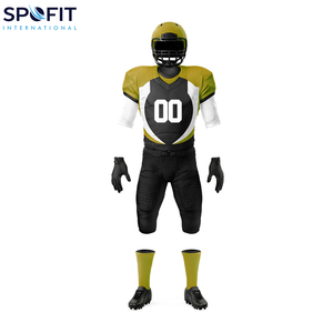 Maillots de football américain sur mesure, dernier design, pantalons d'entraînement, uniformes, shorts de sublimation pour garçons, ensembles personnalisés OEM, tailles plus grandes - Product Image 5