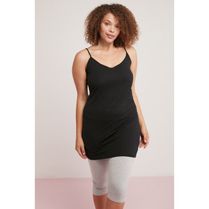 ETHIQUET Sabina Combinaison longue en coton pour femme, entièrement ajustée, à bretelles, sans manches, grande taille - Product Image 4