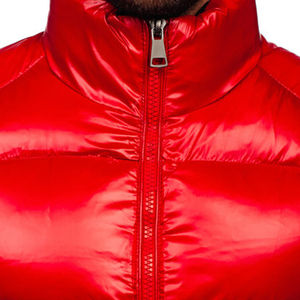 Chaleco acolchado reversible informal para hombre, lona de poliéster 100% de alta calidad, a prueba de viento, estampado de logotipo personalizado, Color sólido, Invierno - Product Image 6