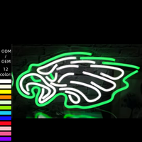 Luces LED de Neón de Silicona Personalizables en Verde y Blanco, Impermeables IP67, 55x28cm, Colgantes, para Dormitorio o Club, Regulables, Luz Diurna de 5000K