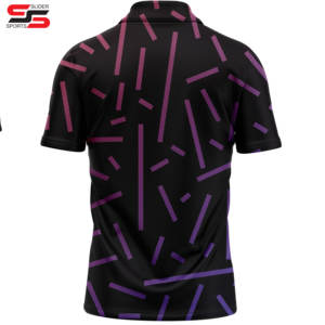 Polos de pesca con protección UV para hombre con impresión por sublimación de diseño personalizado al por mayor camisas de manga corta Camiseta de pesca - Product Image 2