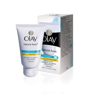 Olay Natural <b>White</b> Light Day Cream Aura Whitening UV Protection SPF24 50g - Product Image 2