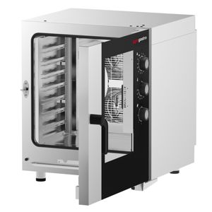 Horno Combinado Eléctrico Comercial - Controles Manuales - 7x GN 1/1 - incl. Soportes de montaje - Product Image 5