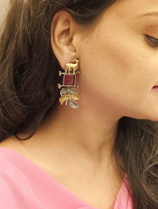 Indian Wholesaler Wedding Traditional Jewelry Manufacturer Metal Oxidized <b>Drop</b> <b>Earrings</b> Set Jewelry for Women - Product Image 3