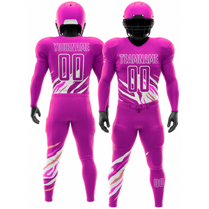 Uniformes de fútbol americano de alta calidad | Camisetas y pantalones de equipo al por mayor | Ropa deportiva OEM de sublimación de secado rápido transpirable - Product Image 3