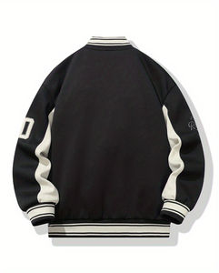 Vente en gros de vestes Versity de l'équipe de baseball du lycée à mailles sur mesure Veste Letterman pour enfants à des prix abordables - Product Image 2