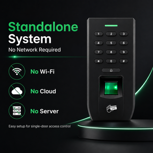 Controllore di Accesso per Porte con Impronta Digitale, RFID e PIN, con Esportazione USB per Registrazione Presenze in Ufficio - Product Image 5