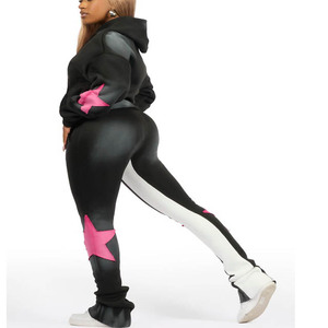 Ensemble de survêtement pour femmes, jogging, respirant, doux, confortable, pour l'entraînement, la course à pied, l'entraînement - Product Image 2