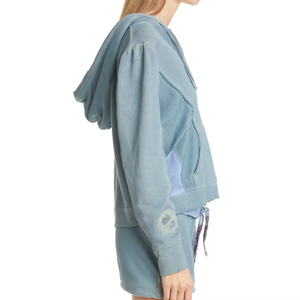 Sudadera de Forro Polar para Mujer, Estilo Urbano, con Capucha, Logotipo Personalizado, Hombros Caídos, Diseño Transpirable, Nueva Colección, Gran Venta - Product Image 2