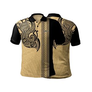 Golf de hombre personalizable 2025 para polo con abrigo polinesio de sublimación y demanda anual de patrón - Product Image 6