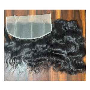 Vente en gros d'extensions de cheveux de trame frisés crépus de qualité supérieure Remy de 30 pouces Cheveux humains naturels Fourniture de fabricant indien brut - Product Image 6