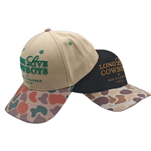 Casquette de baseball 5 panneaux en broderie 3D structurée avec logo et feuille vente en gros - Product Image 3