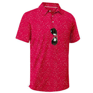 Camiseta Polo de Diseño Personalizado al por Mayor con Logotipo Personalizado, Color Sólido, Transpirable, Absorbente de Humedad, Camiseta Polo de Corte Regular con Estampado Personalizado - Product Image 1