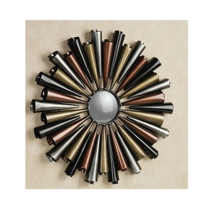 Modern Stylish Luxury Durable Oversized Framed Metal Wall Mounted <b>Mirror</b> Handcrafted Customizable Thickness Mart Decorative - Product Image 2