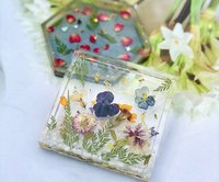 Vente en gros de sous-verres transparents en résine avec motif floral, tapis décoratif pour la cuisine et les fêtes au Vietnam