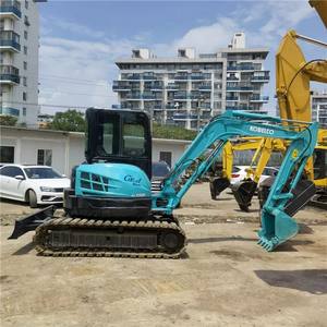 Kobelco-mini pelleteuse SK55SR de 5 tonnes d'occasion avec moteur, boîte de vitesses, pompe, noyau, plus grand fournisseur à Shanghai - Product Image 2