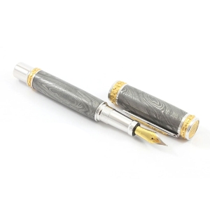 ปากกาเหล็กดามัสกัสหมึกพิมพ์ลูกบอลปากกาเหล็กพิมพ์ลายของขวัญเพื่อการโฆษณาจำนวนมาก - Product Image 2