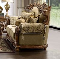 Mobilier de salon antique en bois d'acajou massif de style français de luxe design européen de luxe ensemble de canapés de loisirs sectionnels