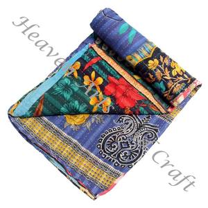 <b>Kantha</b> <b>Quilt</b> Gudari <b>Kantha</b> <b>Quilt</b> Gudari Hot Selling Wholesale Gold Supplier GD2009 Handmade <b>Kantha</b> <b>Quilt</b> Cotton Printed Indian - Product Image 5