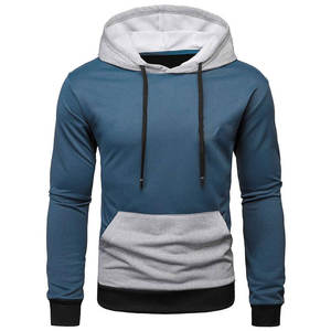 Sudadera con Capucha de Invierno para Hombre, Informal, de Color Sólido, Transpirable, de Forro Polar, con Logotipo y Diseño Personalizados, Teñido Liso - Product Image 1