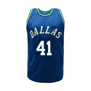Ropa Vintage para Hombre # Camiseta Deportiva sin Mangas Transpirable Inspirada en el Jersey de Baloncesto 41 de Dallas-Nitzki, Lista para el Gimnasio, para Entrenamiento y Juegos, 3D - Product Image 2