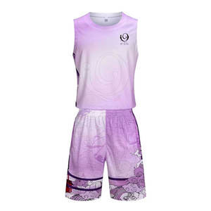 Uniforme de basket-ball personnalisé pour hommes à quantité minimale de commande bas dernière conception uniforme de basket-ball imprimé de logo personnalisé - Product Image 1