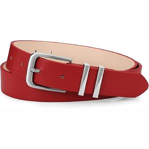 Cinturones de Cuero Vacuno Genuino para Hombre, Logotipo Personalizado, Color Sólido, Hebilla de Aleación de Alta Calidad, MOQ Bajo, Premium, Formal, Duradero, a la Moda - Product Image 1