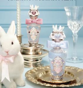 Savon nettoyant et parfum coton, parfum floral blanc frais, flacon vintage rose à motifs floraux 100ml, eau de parfum parfumée au lin séché au soleil - Product Image 5