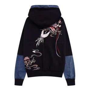 2024 Mode Streetwear Broderie En Gros Hoodies Conception Personnalisée Broderie Hoodies À Vendre - Product Image 2