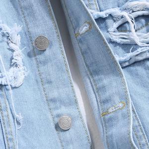 Nouvelle veste élégante en gros pour hommes personnaliser les vestes pour hommes en denim de coton de qualité supérieure vestes pour hommes en jean délavé - Product Image 6