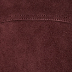 Men's <b>Suede</b> <b>Leather</b> <b>Jacket</b> Dark Brown Zipper Closure Turn-down Collar Casual Autumn Style Regular Fit Pockets - Product Image 6