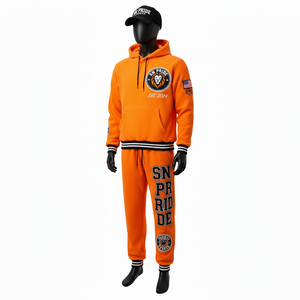 ชุดวอร์มมีฮู้ดแบบลำลองสำหรับฤดูหนาว คุณภาพสูง ราคาประหยัด ใส่ได้ทั้งชายและหญิง สไตล์สตรีทแวร์ สีสันปรับแต่งได้ ผ้าฝ้าย 100% ขายดี - Product Image 4