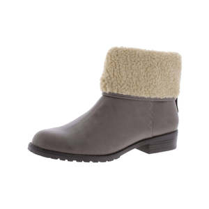 Stivaletti da Donna Style & Co Bettey con Polsino alla Caviglia, Stampa Leopardata Grigia, Taglia 7.5 M, Scarpe Invernali alla Moda con Soletta in PU - Product Image 1