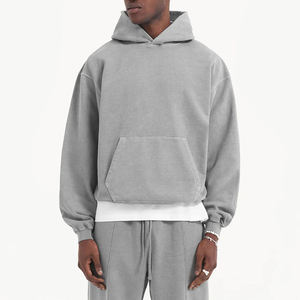 High Street pull à capuche jambe large pantalons de survêtement surdimensionné grande taille sweats à capuche respirant coupe-vent rue mode survêtements - Product Image 2