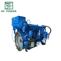 Moteur diesel marin Weichai WP6 pour bateau avec boîte de vitesses 100hp 130hp 140hp 150hp 160hp 180hp 200hp 220hp 240hp 250hp