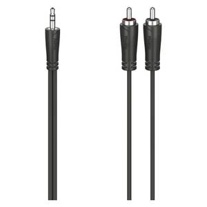 Cable Adaptador de 3m con Conector Jack a 2 RCA, Negro, Cables de Audio y Video, Modelo 00205111 - Product Image 1