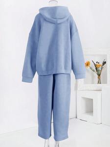 Ensemble de survêtement décontracté pour femmes, streetwear, pour un style de vie actif, entraînement physique, entraînement et tenue de tous les jours - Product Image 6