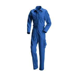 Anti Flame Fire Retardant FR Coverall Fireproof Uniform Overalls Jumpsuit Flying Suit Pilot Flight Suit