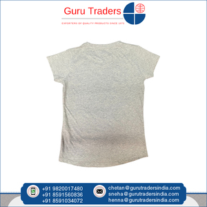 Camiseta informal para niñas, transpirable, cómoda, cuello redondo con logotipo personalizado, manga corta, Material de tela de algodón 100% a buen precio - Product Image 6