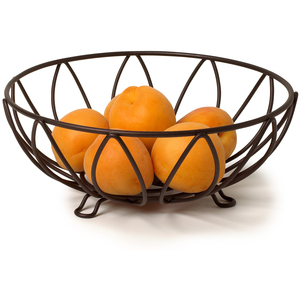 Corbeille de fruits en fer de luxe faite à la main Solution de stockage personnalisée pour la maison Hôtel Premium Vaisselle Métal Exportateur Fabricant - Product Image 5