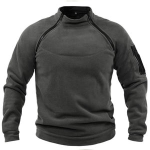 Sudadera con capucha Unisex para hombre, sudadera de lana de algodón 100%, jersey de calle con doble cremallera, suéter informal cálido de invierno - Product Image 4