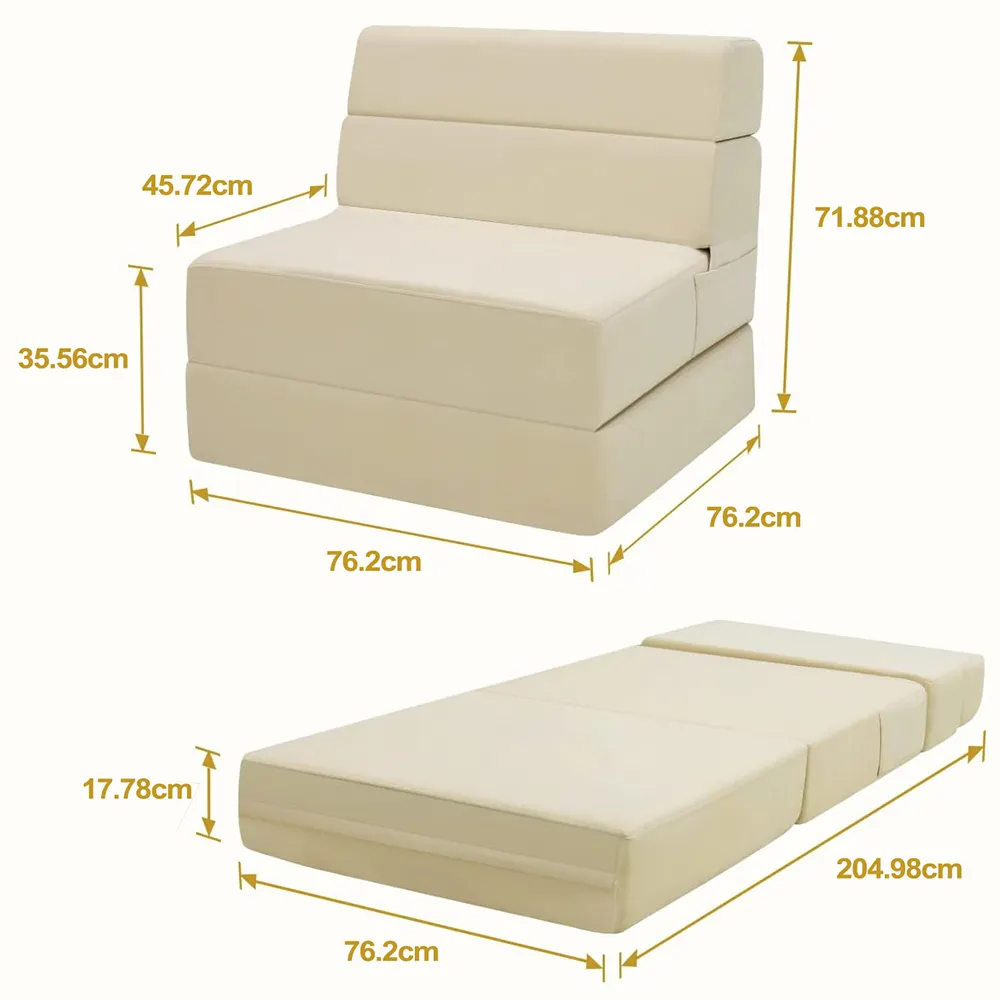 Muebles de apartamento, sofá cama individual, sofá silla plegable moderno, sofá cama plegable, transformador convertible