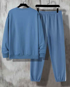 Chándal de lana con cremallera para hombre, conjunto de 2 piezas de lujo para parejas, chándal para trotar - Product Image 6