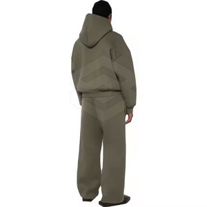 Nouveautés en gros ensemble de survêtement de gymnastique pour hommes pantalon élastique avec pantalon évasé pour le jogging d'hiver ensemble deux pièces en vente - Product Image 3
