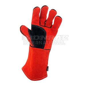 Guantes DE SEGURIDAD transpirables de alta calidad de último diseño de tamaño personalizado Guantes de soldadura de alta calidad unisex - Product Image 5