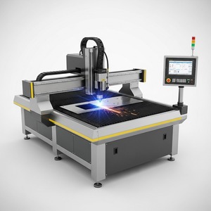 Machine de découpe laser à fibre CNC 3D pour tôles, tubes, tuyaux, acier inoxydable, aluminium, acier au carbone, applications industrielles - Product Image 1