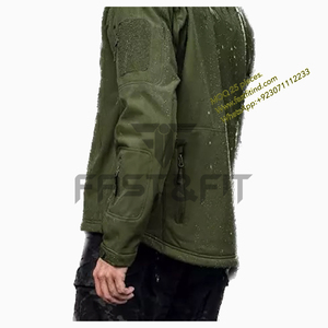 Manteau mince imperméable coupe-vent chaud vêtements d'outillage personnalisés veste tempête à coquille douce pour hommes et femmes - Product Image 3