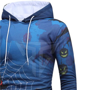 2025 sweat à capuche d'hiver pour hommes personnalisé nouveau style 100% polyester mode sublimation avec motif solide - Product Image 2